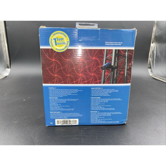 Chauvet MINLASRRG Min Laser RG Red Green Laser with IRC6 Black Tested Working - Picture 2 of 16